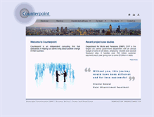 Tablet Screenshot of counterpointllp.com